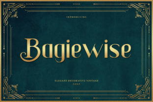 Bagiewise: A Serif Font for Bold Campaigns