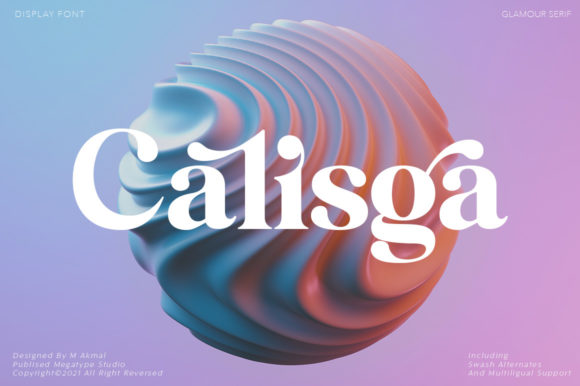 Calisga: The Serif Font for Scroll-Stopping Content