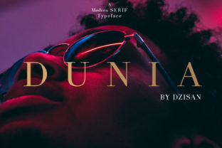 Dunia Typeface: A Modern Serif for Editorial Design
