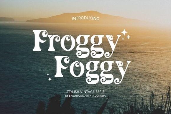 Froggy Foggy Font: A Playful Serif for Branding
