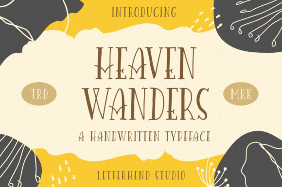 Heaven Wanders: A Serif Font for Digital Elegance