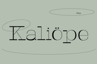 Kaliope: The Serif Font That Clarifies Campaigns