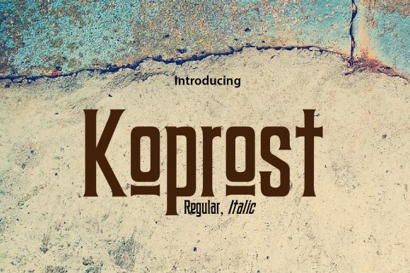 Koprost: A Distinct Serif Font for Modern Web Design
