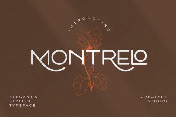 Montrelo: A Serif Font for Strong Brand Identity