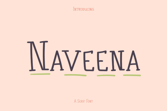 Naveena: A Quirky Serif Font for Editorial Design