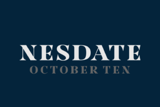 Nesdate October Ten Typeface for Branding