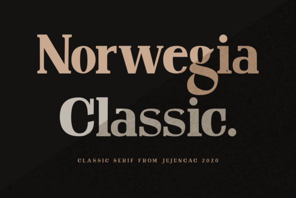 Norwegia Classic: A Serif Font for Digital Design