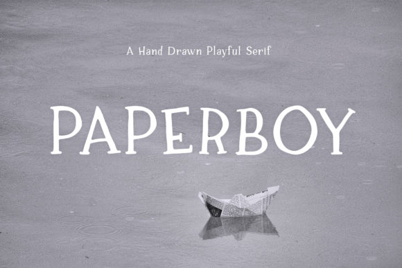 Paperboy Font: Whimsical Serif for Editorial Design