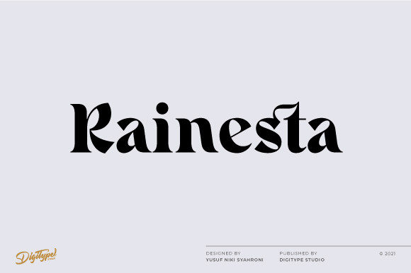 Rainesta Font: Elevate Your Brand Identity