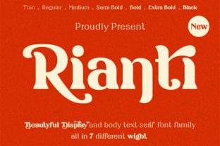 Rianti: A Serif Typeface for Modern Editorial Design