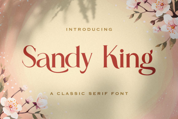Sandy King Serif Font for Branding