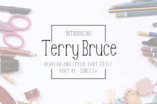 Terry Bruce: A Charming Serif Font for Makers