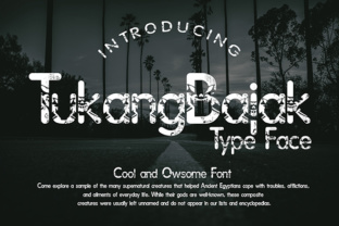 TukangBajak: A Bold Serif Font for Makers
