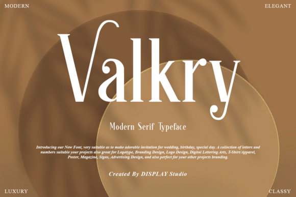 Valkry Typeface: Elevating Brand Identity