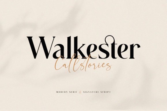 Walkester Callstories: A Versatile Serif Font for Branding